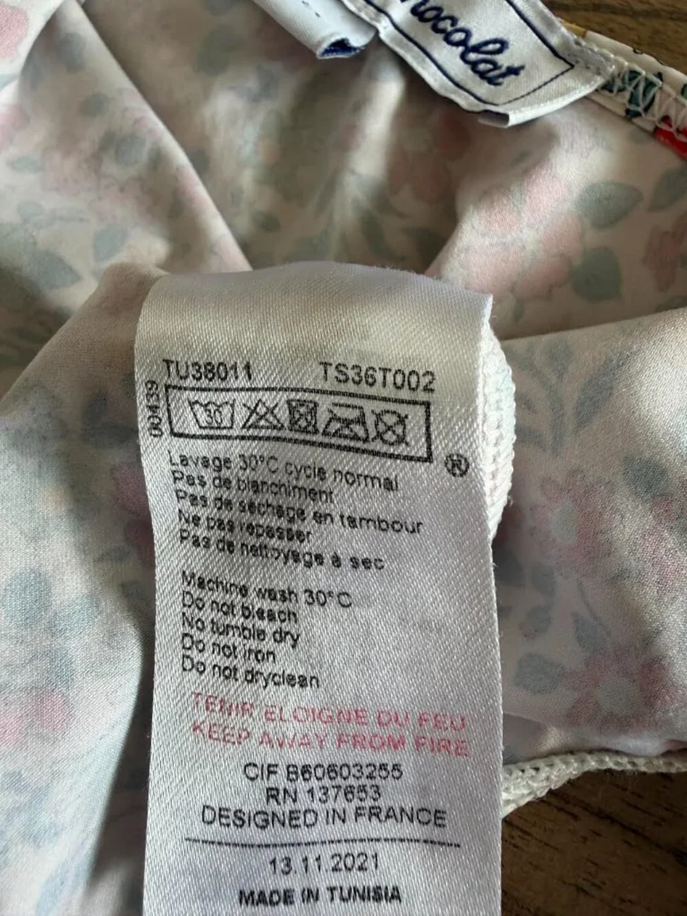 Tartine et Chocolat Floral Liberty of London Print Toddler Girl's Swimsuit 3T